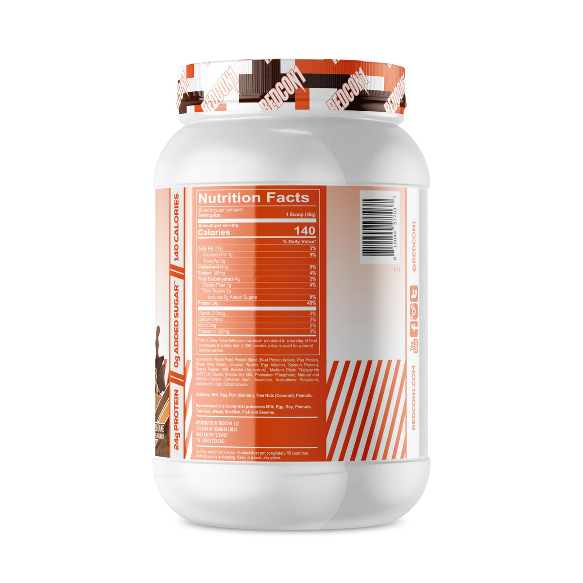 REDCON1 MRE Lite Whole Food Protein Powder, Juniors, Peanut Butter Chocolate REDCON1Buy Supplements Australia