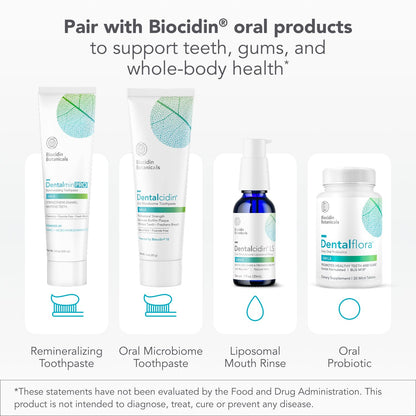 Biocidin Dentalcidin Fluoride Free Teeth Whitening Toothpaste for Adults - Plant-Based Toothpaste - Promote a Healthy Oral Microbiome, Remove Biofilm Plaque (3 Oz) Bio-Botanical ResearchBuy Supplements Australia