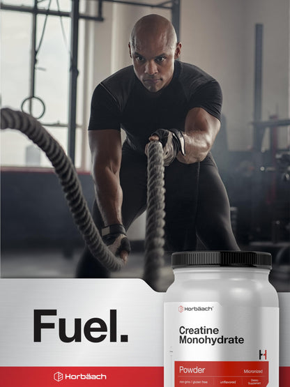 Horbäach Creatine Monohydrate Powder | 2.2lbs (35.2 oz) | Micronized and Unflavored | Vegetarian, Non-GMO, and Gluten Free Supplement HorbäachBuy Supplements Australia