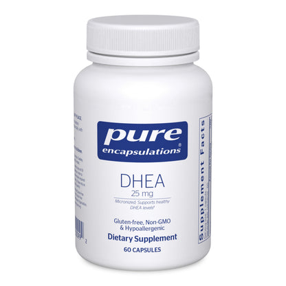 Pure Encapsulations DHEA 25 mg - Supplement for Immune Support, Hormone Balance, Metabolism Support, and Energy Levels* - with Micronized DHEA - 60 Capsules Pure EncapsulationsBuy Supplements Australia