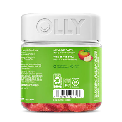 OLLY Metabolism Gummy Rings, Apple Cider Vinegar, Vitamin B12, Chromium, Energy OLLYBuy Supplements Australia