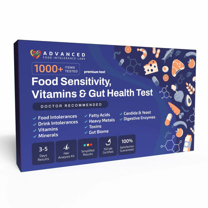 AFIL 1000+ Foods, Drinks, Vitamins, Gut, At-Home Wellness Test Kit, Trusted Hair Analysis for Adults & Kids, At-Home Health Non-Invasive, Gluten, Dairy Health Wellness Indicators Advanced Food Intolerance LabsBuy Supplements Australia