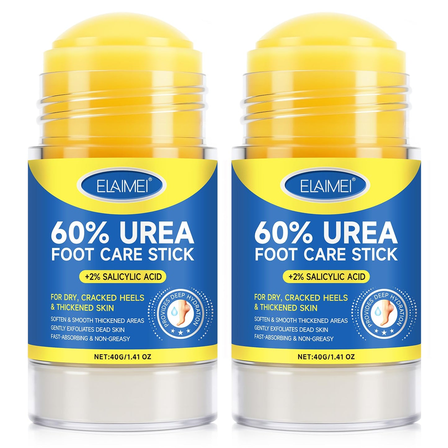 FANSHI 2 PCS Urea Stick 60% High Potency, Foot Care Urea Stick for Deeply Moisturizing & Fast Absorbing, Exfoliation for Dry Cracked Heels & Thickened Skin FANSHI buy supplements Au