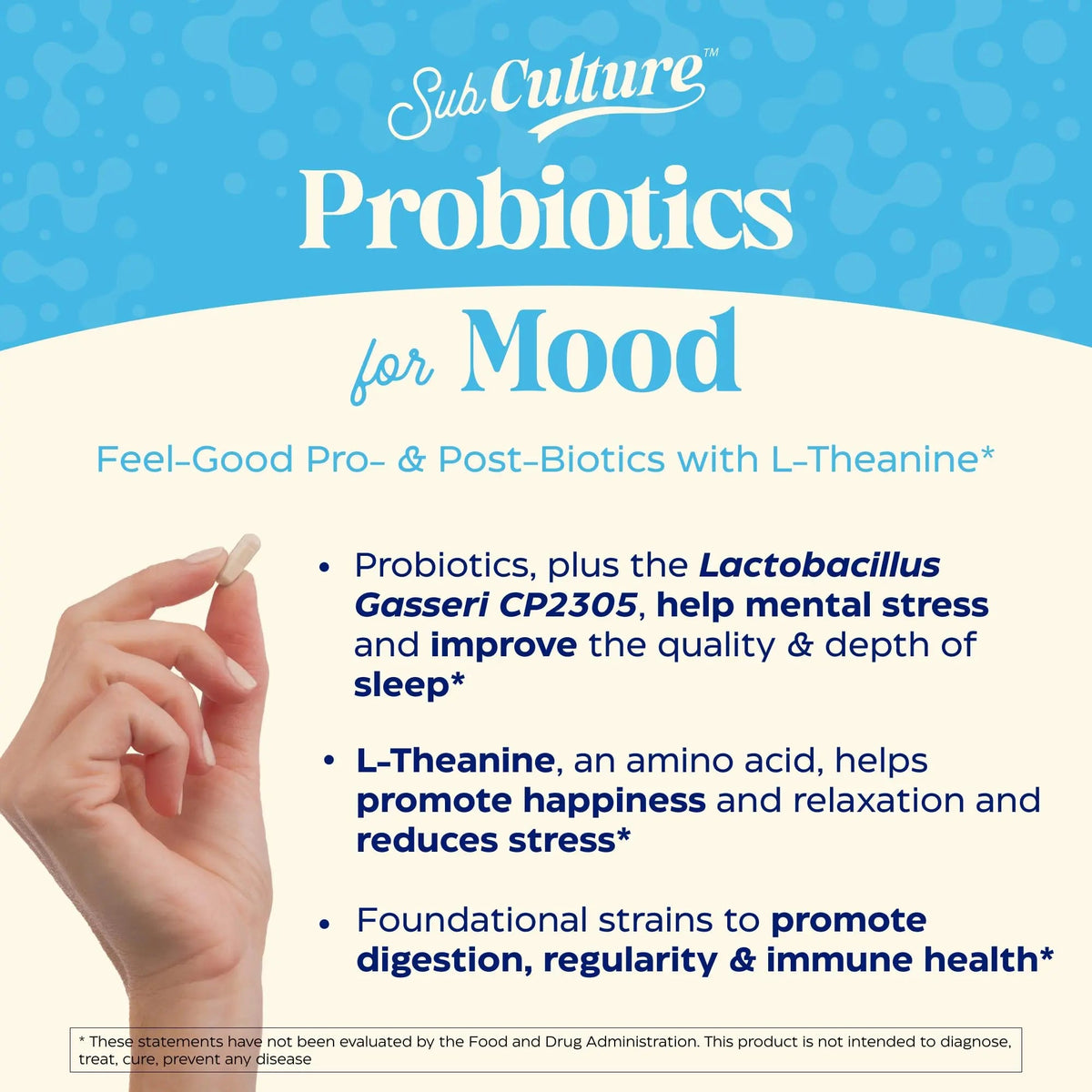 Enzymedica SubCulture Probiotics for Mood, Stress, & Sleep, 50 Billion CFU, Promotes Relaxation, Immune + Digestive Health & Regularity, 30 Count EnzymedicaBuy Supplements Australia