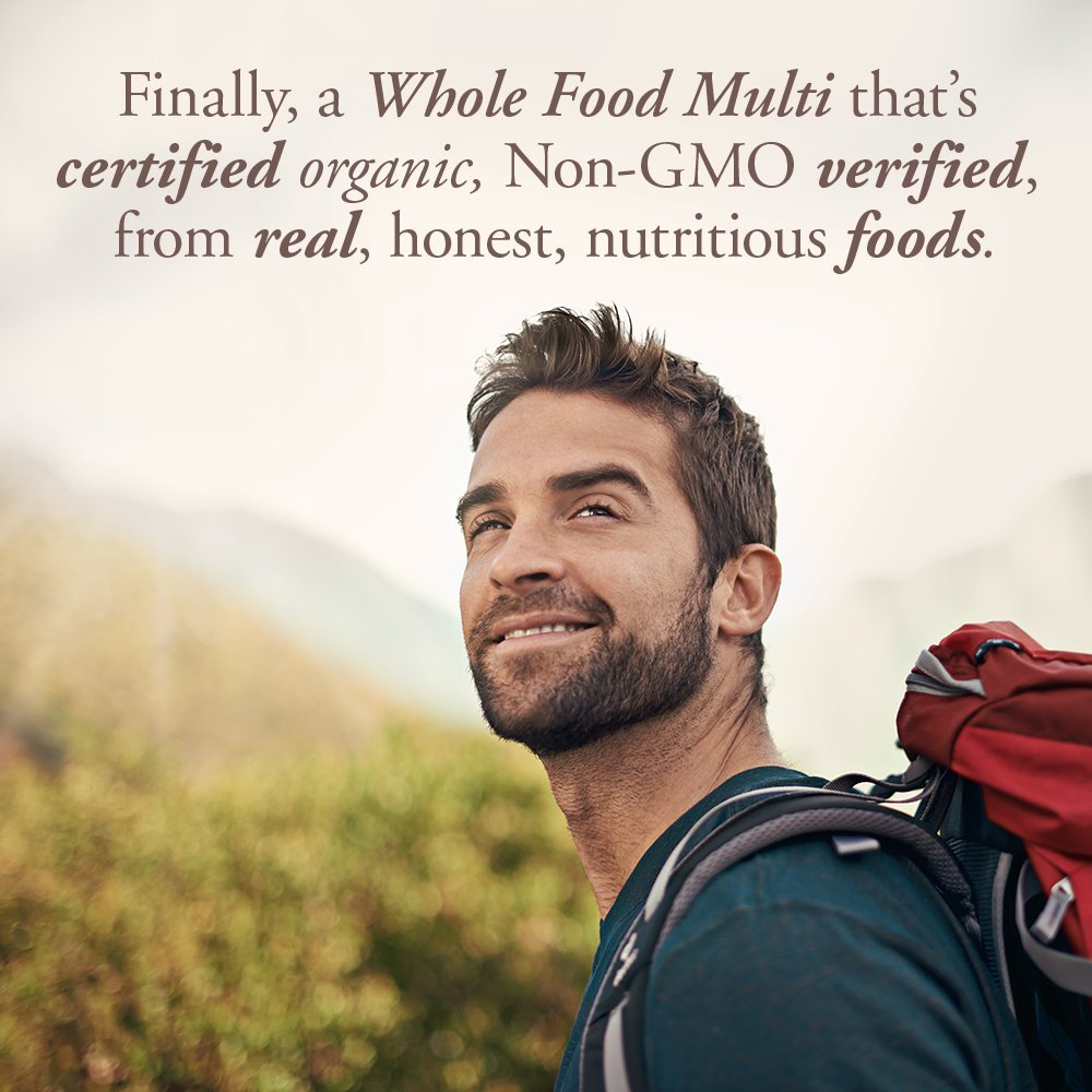Garden of Life Organics Whole Food Multivitamin for Men, 60 Tablets, Vegan Mens Vitamins and Minerals for Health and Well-Being Garden of LifeBuy Supplements Australia