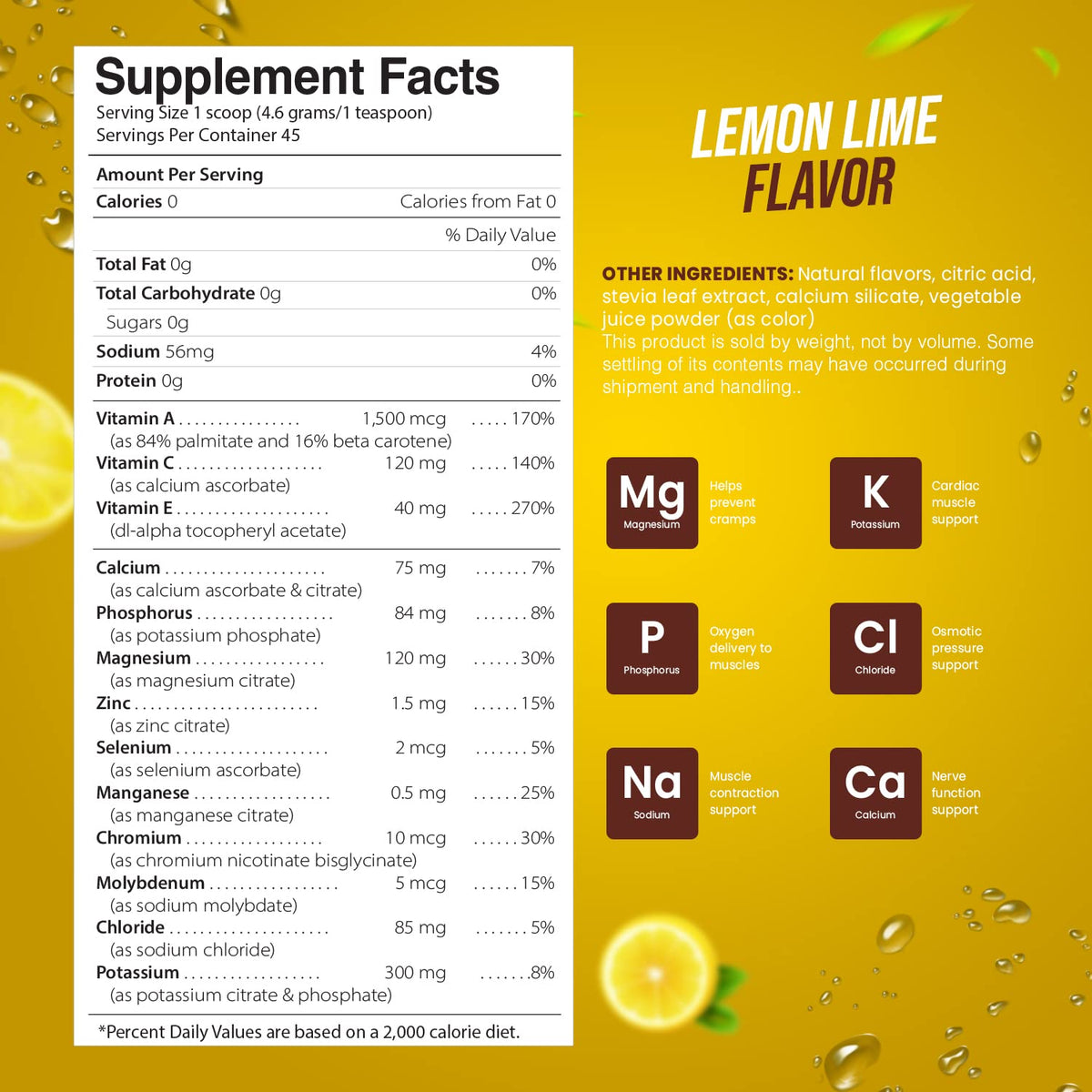Electrolyte Powder - Refreshing Workout Recovery Electrolytes, Sugar Free, Gluten Free Pride Naturals, IncBuy Supplements Australia