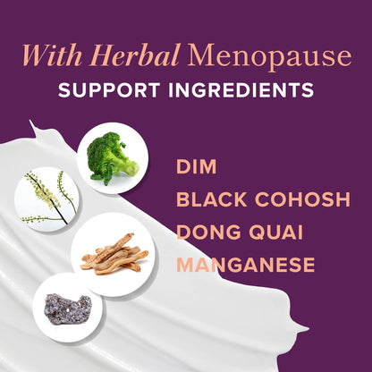 Menopause Support with Prebiotics and Probiotics for Women | Hormone Balance, Hot Flashes & Night Sweats | 50 Billion CFU, DIM & Black Cohosh | Triple Action Menopause Supplements for Women | 30 Ct SMNutritionBuy Supplements Australia