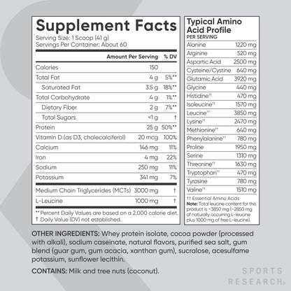 Sports Research Whey Protein - Sports Nutrition Whey Isolate Protein Powder Sports ResearchBuy Supplements Australia