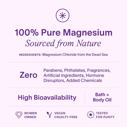 Ladywell Topical Magnesium Oil Spray | Mood, Cycle & Stress Support | PMS, PCOS, Fertility, Menopause, Hormone Balance, Cramps | Pure Magnesium Chloride, Science-Backed | Rapid Skin Absorption LadywellBuy Supplements Australia