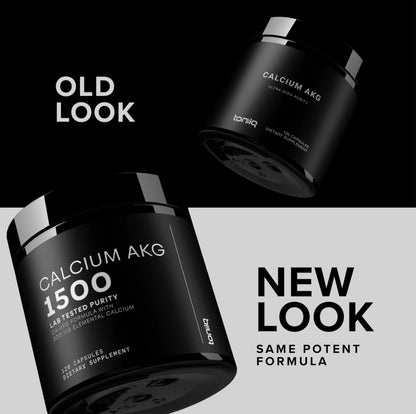 Toniiq 1500mg Ultra High Purity Ca AKG Supplement - 99%+ Highly Purified and Bioavailable Calcium Alpha-Ketoglutarate - Calcium AKG Longevity Supplement - 120 Ca-AKG Vegetarian Capsules Toniiq buy supplements Au