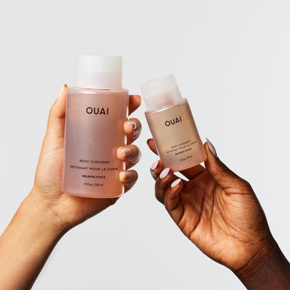 OUAI Body Cleanser Travel Size, Melrose Place - Foaming Body Wash with Jojoba Oil & Rosehip Oil to Hydrate, Balance & Soften Skin - Paraben, Phthalate, Sulfate Free Skin Care Products (3 Fl Oz) OUAIBuy Supplements Australia