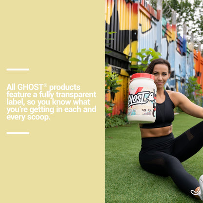 GHOST Whey Protein Powder, Fruity Cereal Milk - 2LB Tub, 25G of Protein - Flavored GHOSTBuy Supplements Australia