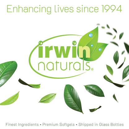 Irwin Naturals Brain Awake Enhanced Mental Performance, Increased Focus, Boost Clarity & Concentration - Powerful Nootropic Booster with L-Theanine, Bacopa, MCT's & InnovaTea - 60 Liquid Softgels Irwin NaturalsBuy Supplements Australia
