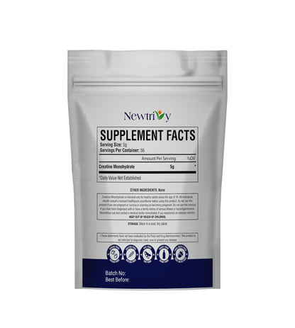 Creatine Monohydrate,Micronized, Pure,Unflavored,280g (9.8oz) NewtrivyBuy Supplements Australia