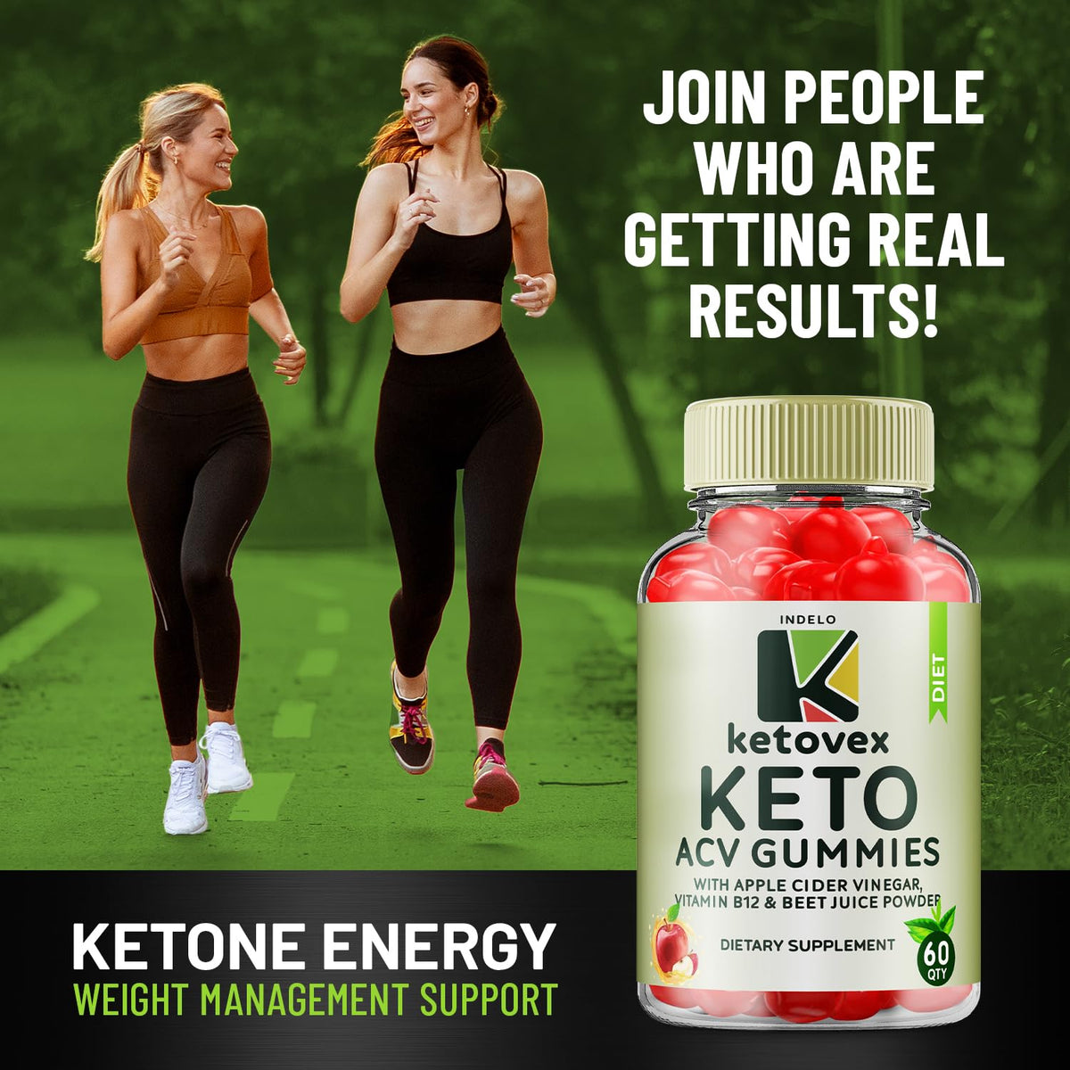 (3 Pack) Ketovex Keto BHB Gummies Advanced Formula, Ketovex BHB ACV Gummies IndeloBuy Supplements Australia