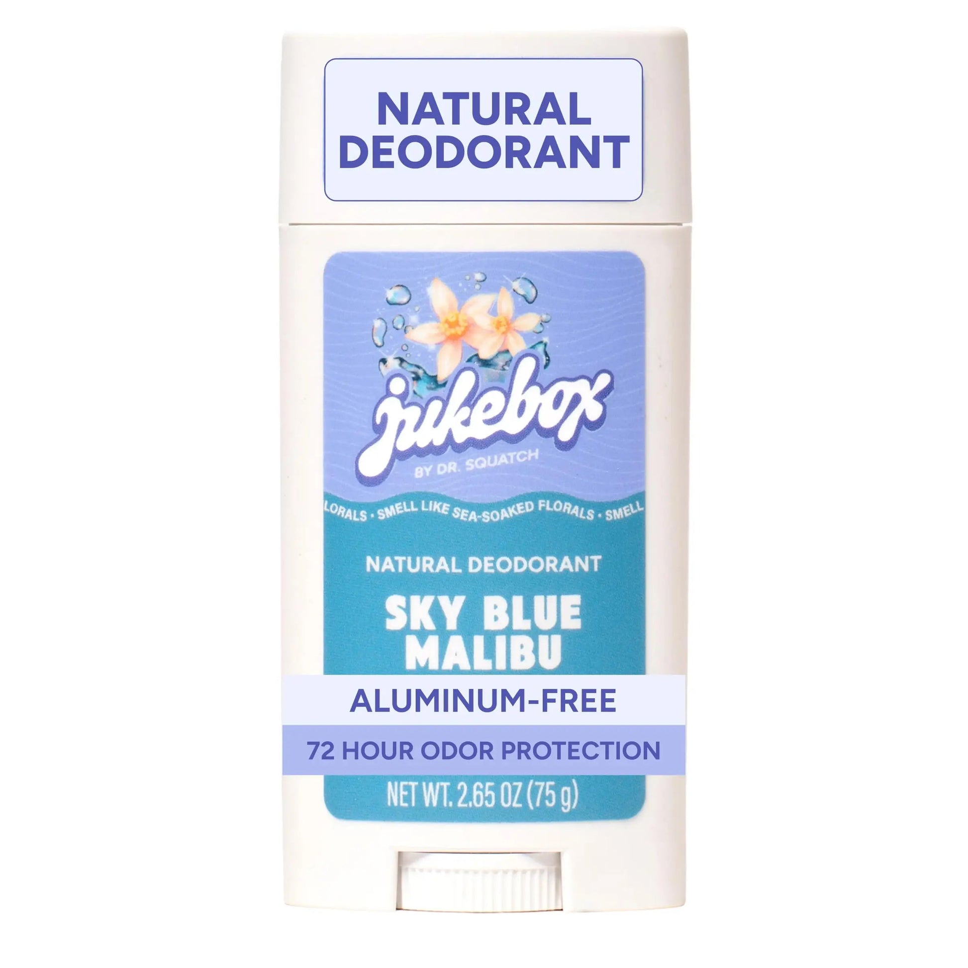 Jukebox Natural Women’s Deodorant – Aluminum Free, 72 Hour Odor Protection – Made with Arrowroot, Charcoal & Postbiotics – Sky Blue Malibu, 2.65 oz JUKEBOXBuy Supplements Australia