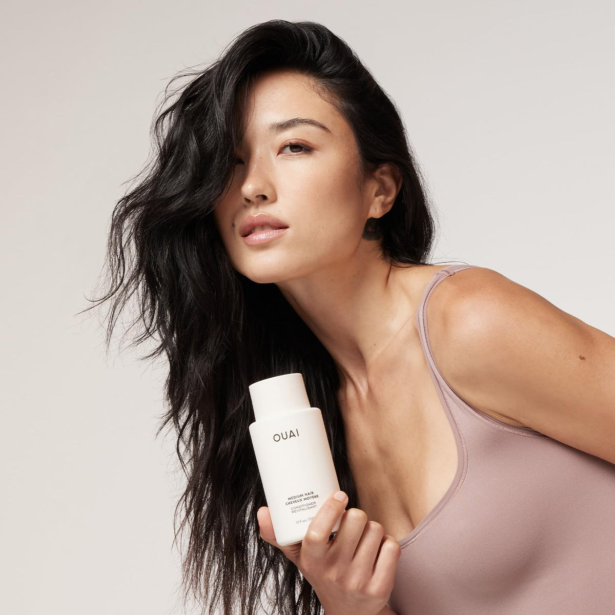 OUAI Medium Conditioner Travel Size - Hydrating Hair Conditioner with Coconut Oil, Babassu Oil, and Keratin - Strengthens, Repairs and Adds Shine - Paraben and Phthalate Free Hair Care Products (3 Oz) OUAIBuy Supplements Australia