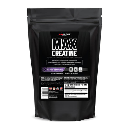 Max Muscle Ultra Pure Creatine Monohydrate Powder 5000 mg (5 Grams) | 3rd Party Purity Tested | 100% Micronized and Unflavored for Maximum Absorption | Keto Friendly | 8.8 Ounces | 50 Servings Max MuscleBuy Supplements Australia