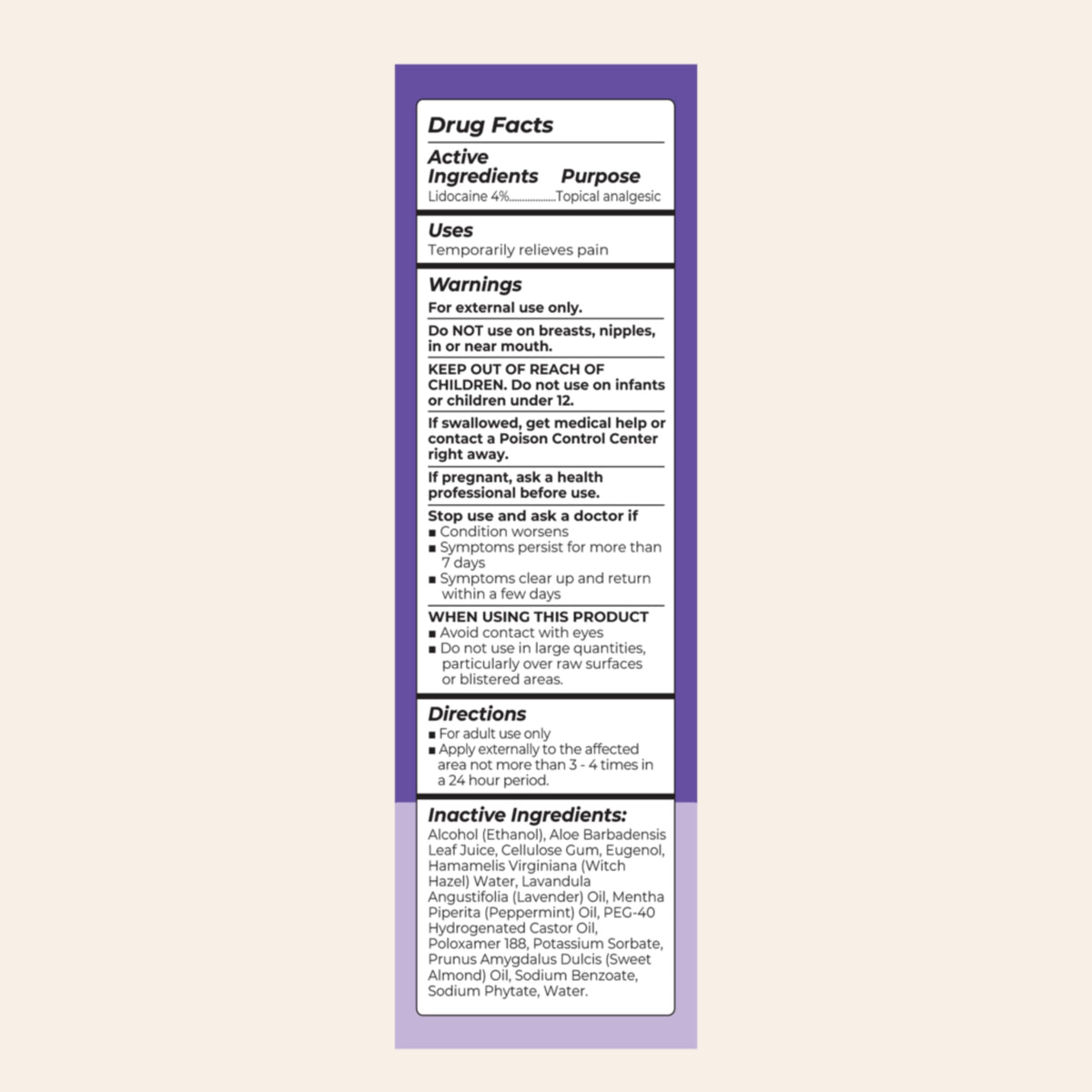 Lansinoh 4% Lidocaine Perineal Spray, Pain Relief for Postpartum Care, 3.5 Ounces LansinohBuy Supplements Australia