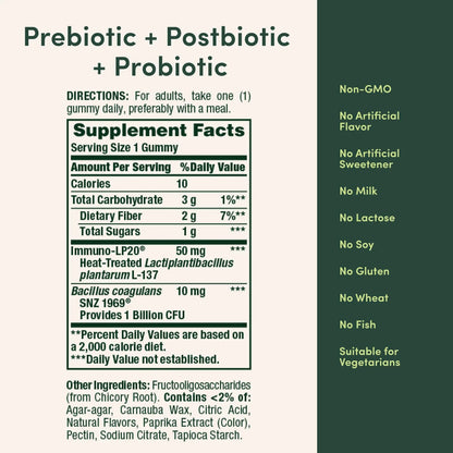 Nature’s Bounty Pre + Pro + Postbiotic Gummies for Digestive Health, Immune Support - Probiotic Gummies for Gut Health, Tropical Mango Flavor, 30 Ct Nature's BountyBuy Supplements Australia