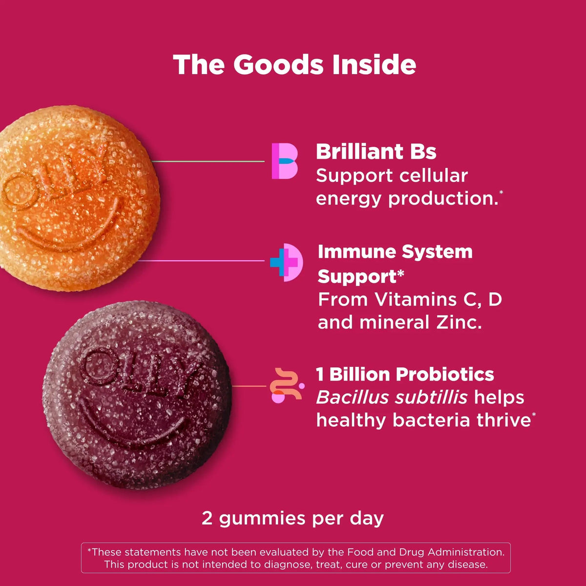 OLLY Multi + Probiotic Adult Multivitamin Gummy, 1 Billion CFUs, Digestive and Immune Support Chewable Supplement, Tropical Twist, 35 Day Supply - 70 Count OLLY buy supplements Au