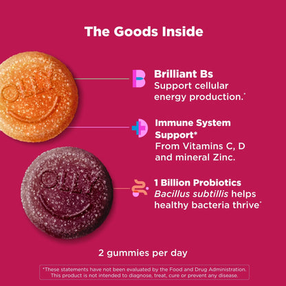 OLLY Multi + Probiotic Adult Multivitamin Gummy, 1 Billion CFUs, Digestive and Immune Support Chewable Supplement, Tropical Twist, 35 Day Supply - 70 Count OLLY buy supplements Au