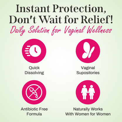 Gynacan Boric Acid Suppositories for Women - pH Balance Vaginal Treatment for Women Odor Prevention, Pure Formula, No-Mess Applicator, Gentle & Effective GynacanBuy Supplements Australia