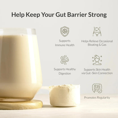 Microbiome Breakthrough™ Gut Support Powder – Vegetarian Vanilla – With Probiotics, Prebiotics, and IgY Max® – Source of L-Glutamine – Supports Digestive Comfort, Gas & Bloating Relief 30 Servings* BIOptimizers buy supplements Au