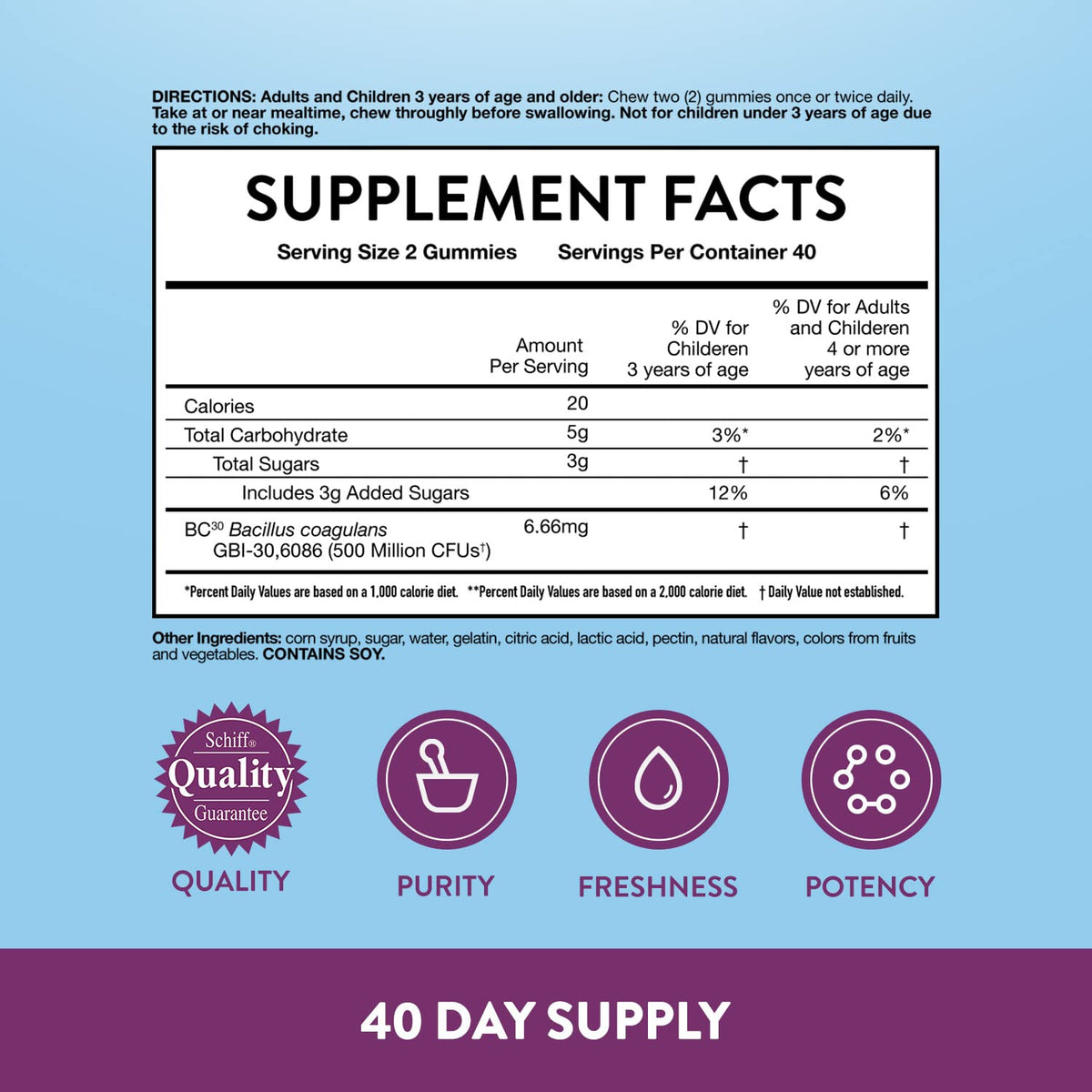 Vitafusion Fiber Well Sugar Free Fiber Supplement & Digestive Advantage Probiotic VitafusionBuy Supplements Australia