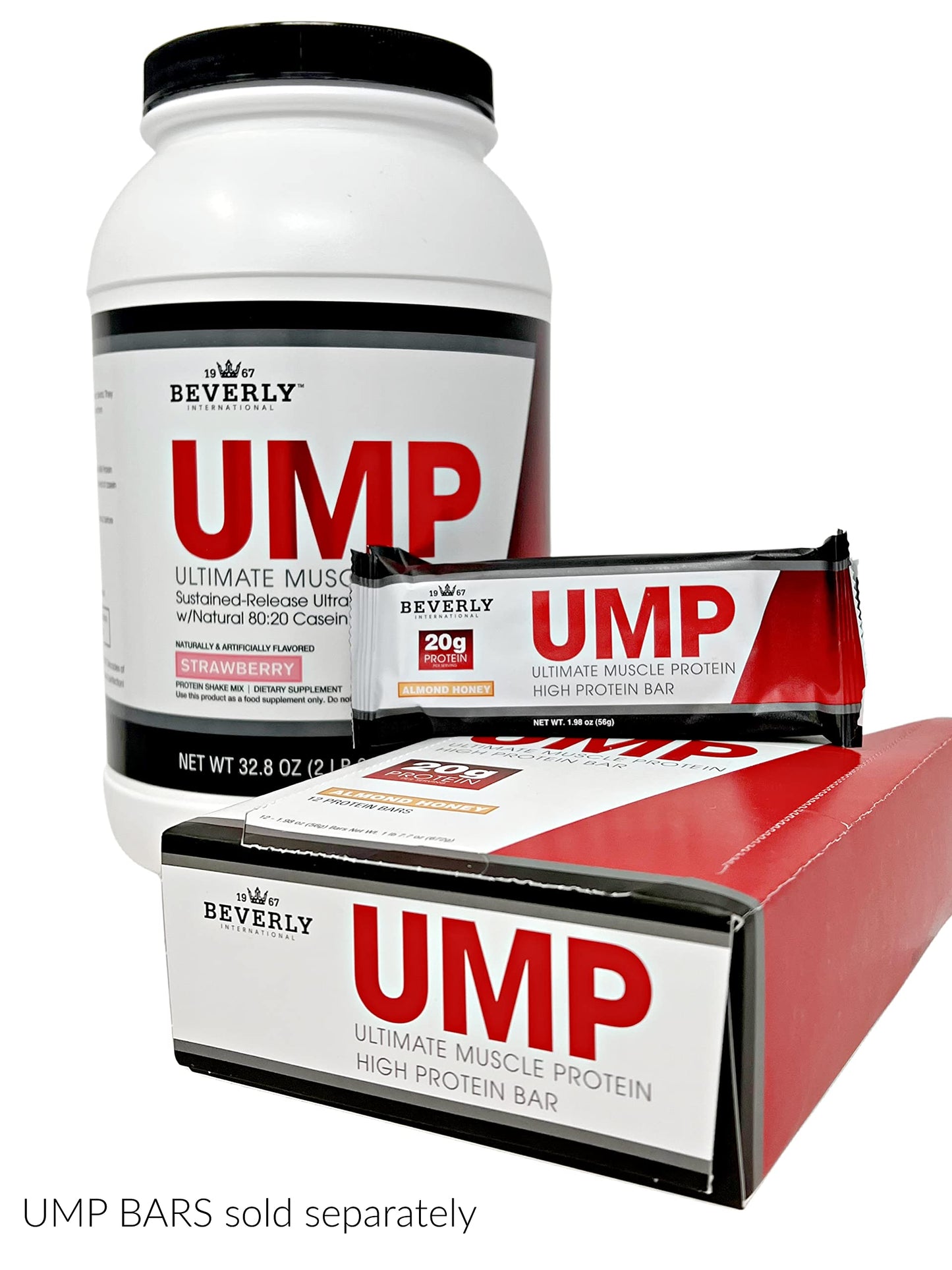 Beverly International UMP Protein Powder, Strawberry. Unique Whey-Casein Ratio Beverly InternationalBuy Supplements Australia