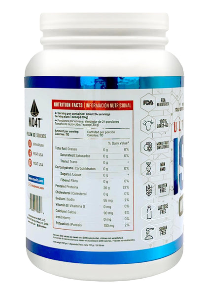 MOMOF4TRANSFORM MO4T Grass Fed Whey Protein Isolate Powder, Naturally Sweetened MOMOF4TRANSFORMBuy Supplements Australia