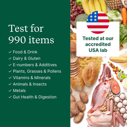 Check My Body Health 990 Items Complete Food Sensitivity Test Kit for Adults and Kids – Non-Invasive Food Intolerance Test Kit – at-Home Hair Sample Bioresonance Testing with Results in 3–5 Days Check My Body HealthBuy Supplements Australia
