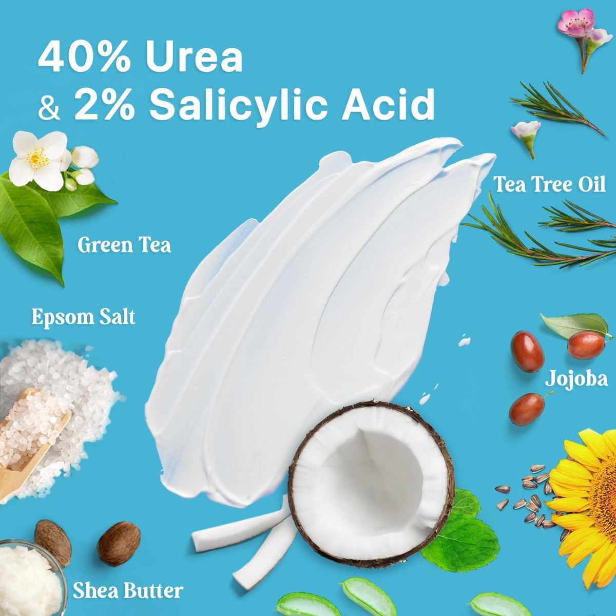 Ebanel Bundle of Fungus Treatment 1 Oz, and 2 Pack 40% Urea Cream 4.6 Oz Ebanel buy supplements Au
