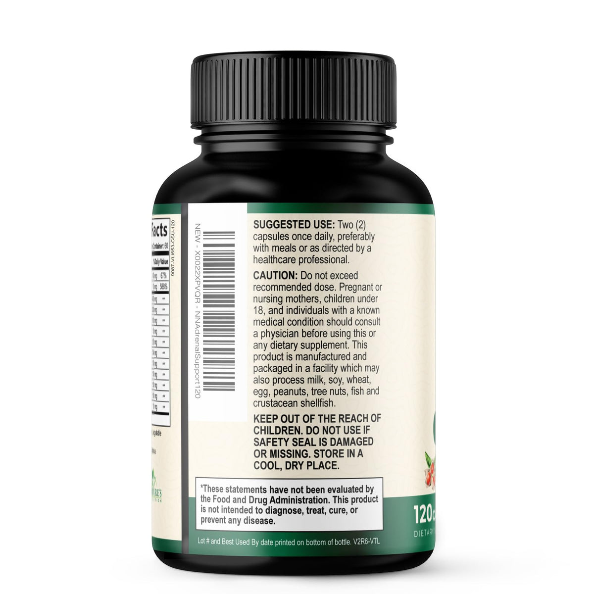 Nature's Nutrition Adrenal Support Supplements Cortex Complex, Best Energy Supplement, Supports Health & Energy Levels, Daily Ashwagandha for Women & Men, Supports Immune System, 120 Capsules Nature's NutritionBuy Supplements Australia