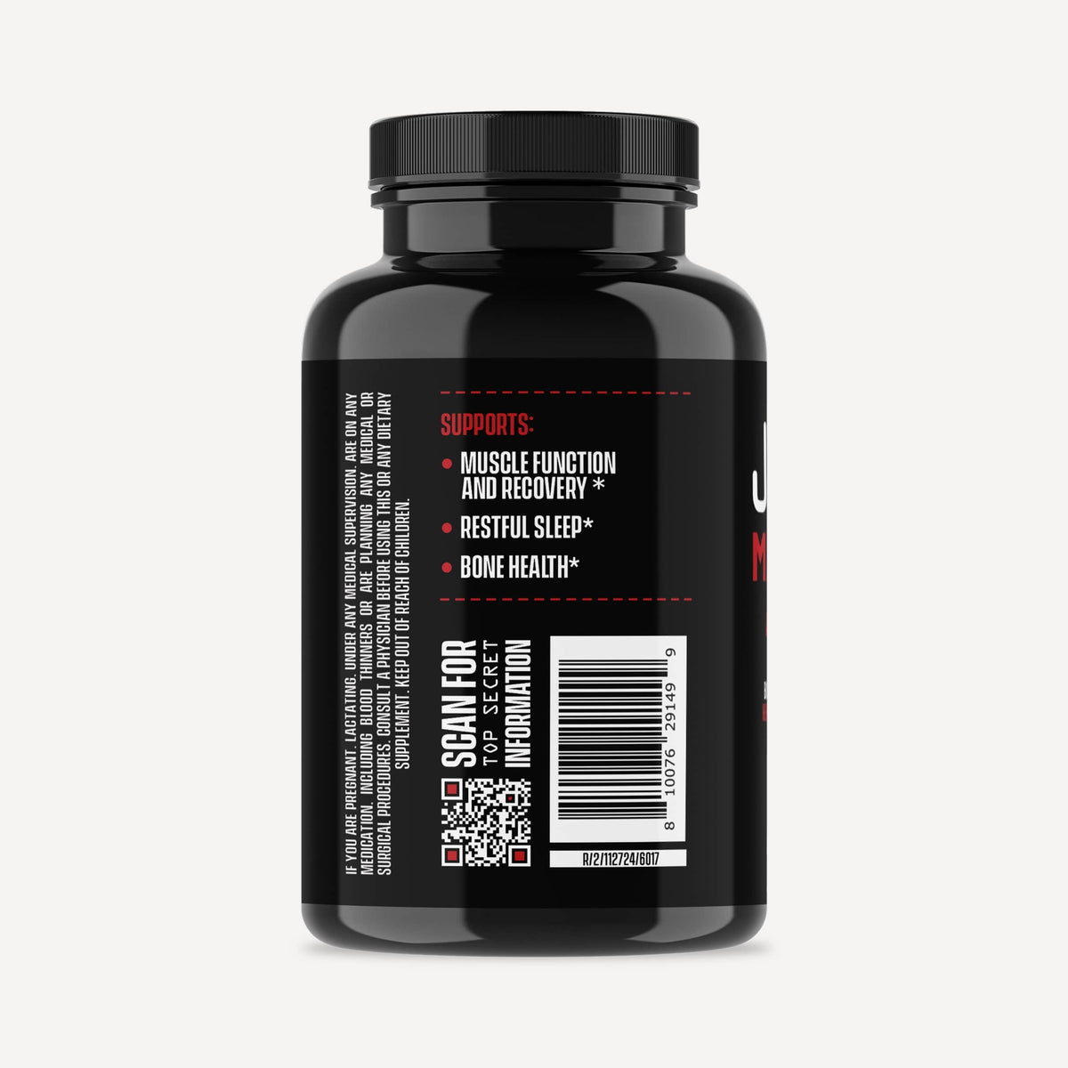 Jocko Fuel Magnesium Complex Supplement - Magnesium Glycinate, Citrate, & Taurate Capsules Dietary Supplement for Muscle Recovery & Relaxation, Heart, Nerve, Bone Support, & Sleep 30-Day Supply Jocko FuelBuy Supplements Australia