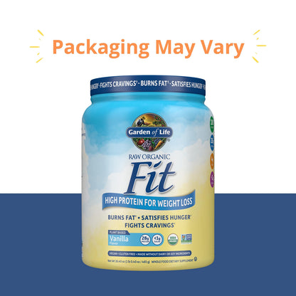 Garden of Life Raw Organic Fit Vegan Protein Powder Vanilla, 28g Plant Based Protein Garden of LifeBuy Supplements Australia