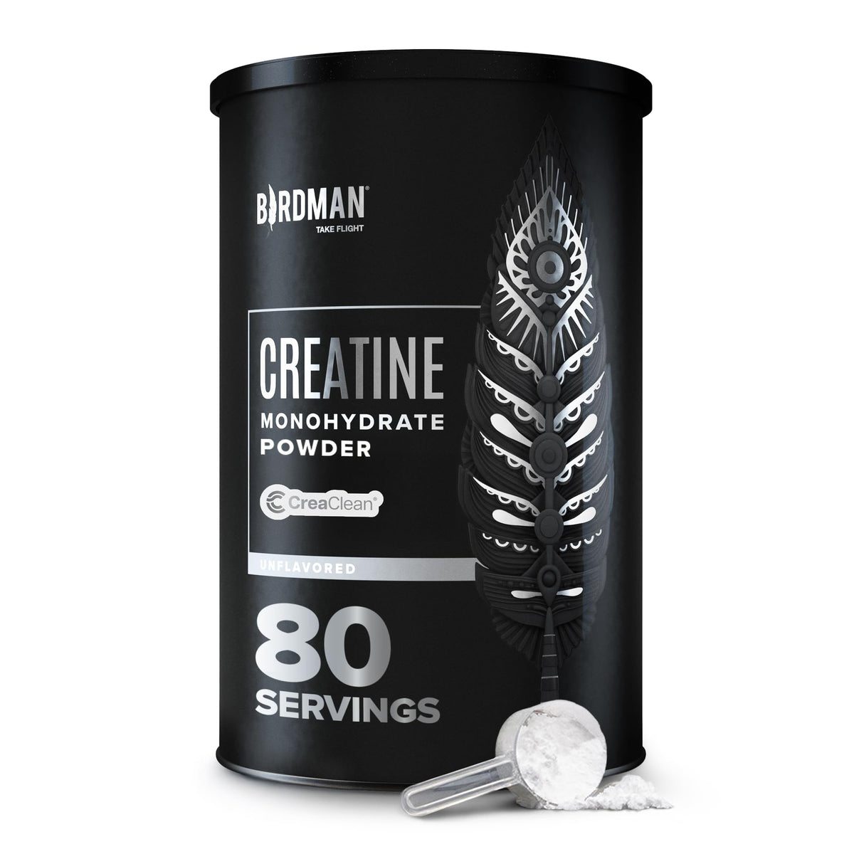 BIRDMAN Micronized Creatine Monohydrate Powder, Muscle Recovery, Caffeine Free, Creatine Pre Workout, Vegan, Post Workout, Gluten Free, Sugar Free