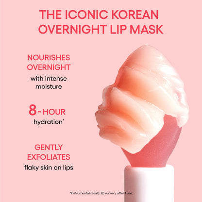 LANEIGE Lip Sleeping Mask, Berry: Nourishing Overnight Lip Treatment with Vitamin C, Shea & Murumuru Butter