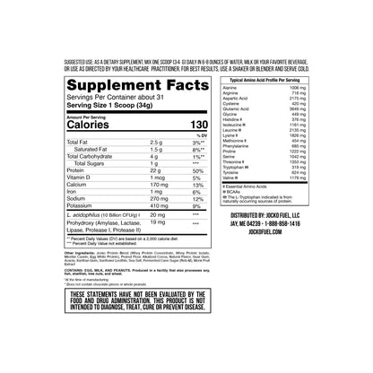 Jocko Mölk Chocolate Peanut Butter Whey Protein Powder - Keto, Probiotics, Grass Fed Jocko FuelBuy Supplements Australia