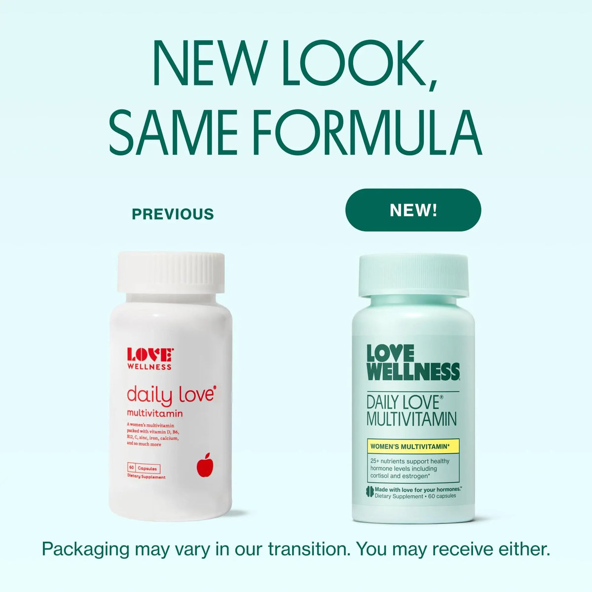 Love Wellness Daily Love Multivitamin for Women | Supports Energy, Cortisol, Immune Health, Stress Relief, & PMS | Complete with Vitamin D, C Love WellnessBuy Supplements Australia