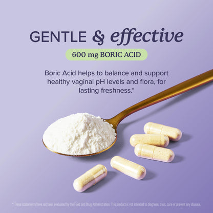 Boric Acid Suppositories for Women 600mg | pH Balance, Vaginal Odor & Itching | Feminine Hygiene & Intimate Health Support | Boric Acid for Women Vaginal Suppositories | Unscented, Vegan | 30 Ct SMNutritionBuy Supplements Australia