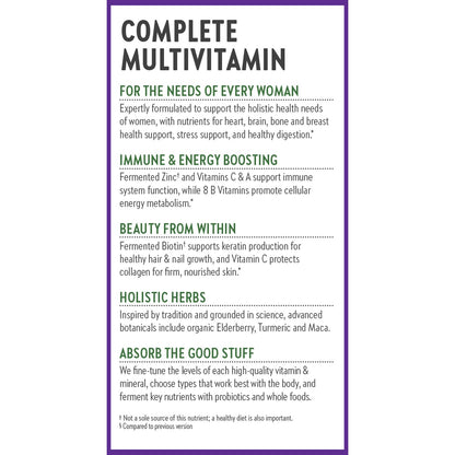 New Chapter Women's Multivitamin for Immune, Beauty + Energy Support with 20+ Nutrients -- Every Woman's One Daily New ChapterBuy Supplements Australia