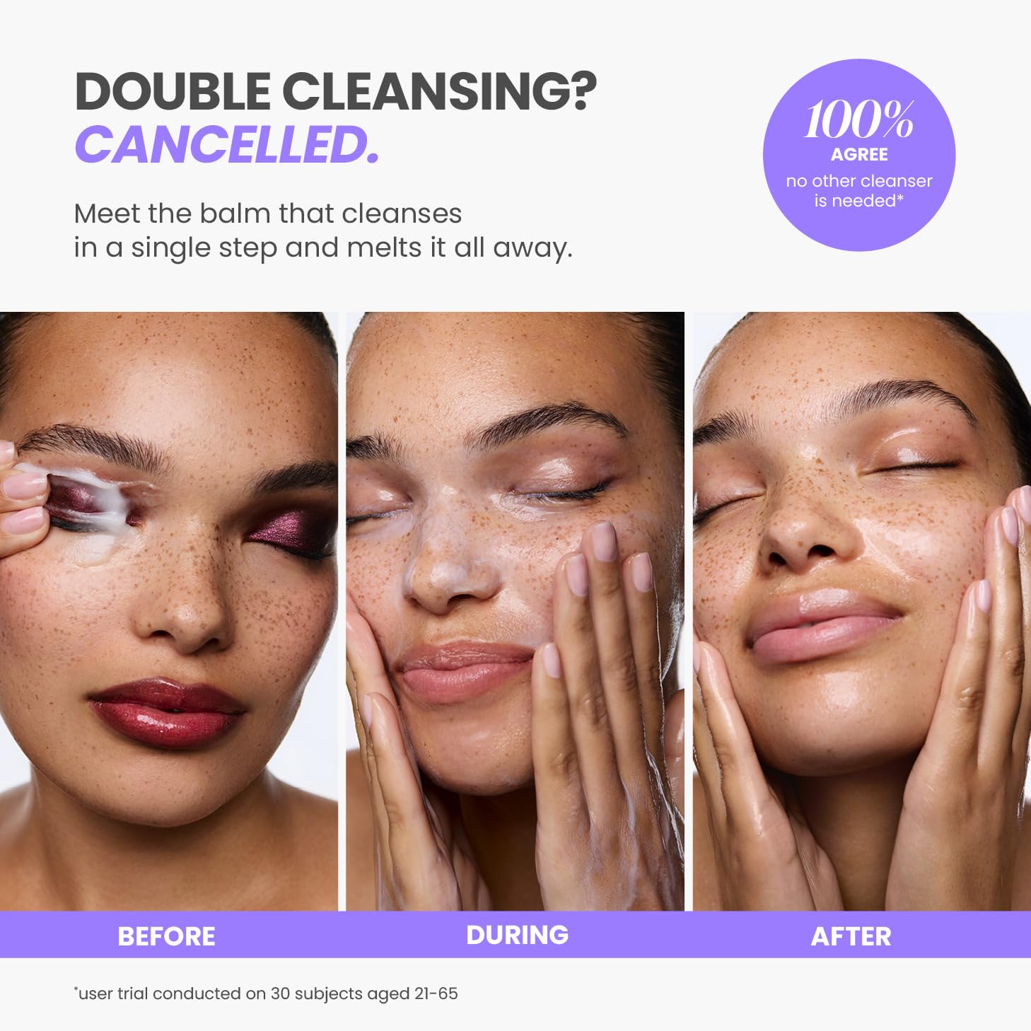 Wonderskin Cleansing Balm - Melt It All Balm to Milk Makeup Remover, Gentle Hydrating Face Cleanser with Centella and Chamomile Wonderskin buy supplements Au