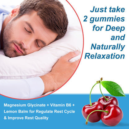 Sugar Free Ashwagandha Gummies - with Magnesium Glycinate, Rhodiola Rosea, Zinc, Lemon Balm, B6 - Relaxation Support, Natural Zzz, Stamina, Energy for Men Women - 60 Counts NEVISSBuy Supplements Australia