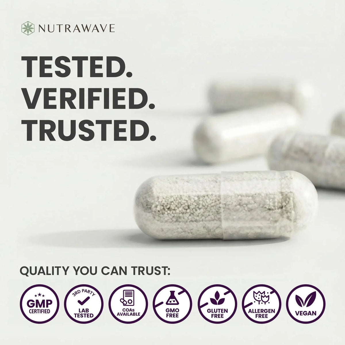Nutrawave 50 Billion Probiotics for Women & Men, 15 Strains Active Culture. Relieves Bloating & Constipation, Improved Digestion & Gut Health Supplement, Vegan. 60 Powerful Small Capsules. Nutra WaveBuy Supplements Australia