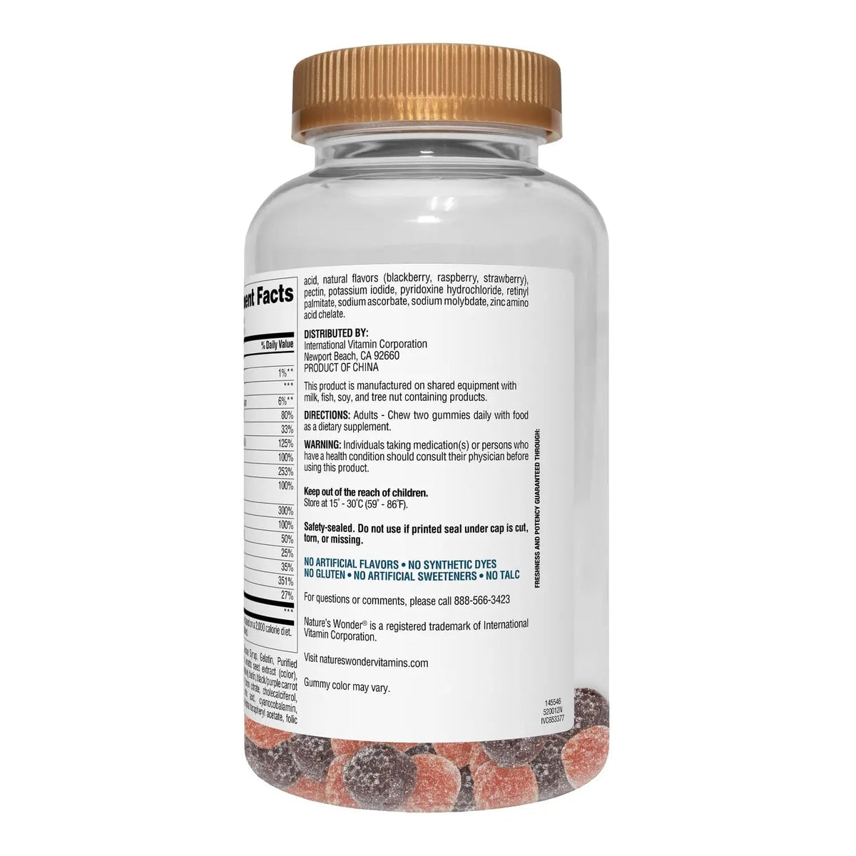 Nature's Wonder Men's Multivitamin Gummies, Supports Immune Health, Energy, Metabolism and Muscles with Vitamins A,C,D,B6,B12 Nature's WonderBuy Supplements Australia