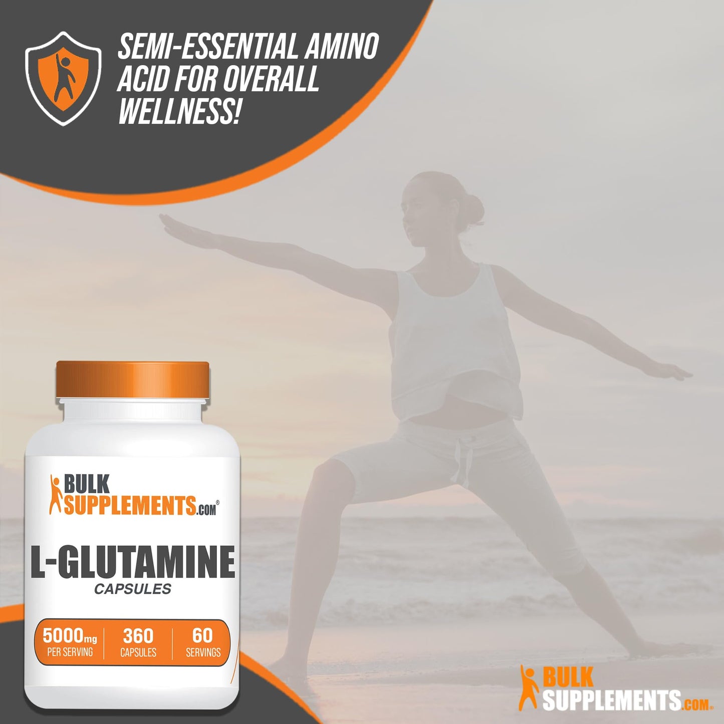 BULKSUPPLEMENTS.COM L-Glutamine Capsules - Glutamine Supplement, L Glutamine BULKSUPPLEMENTS.COMBuy Supplements Australia