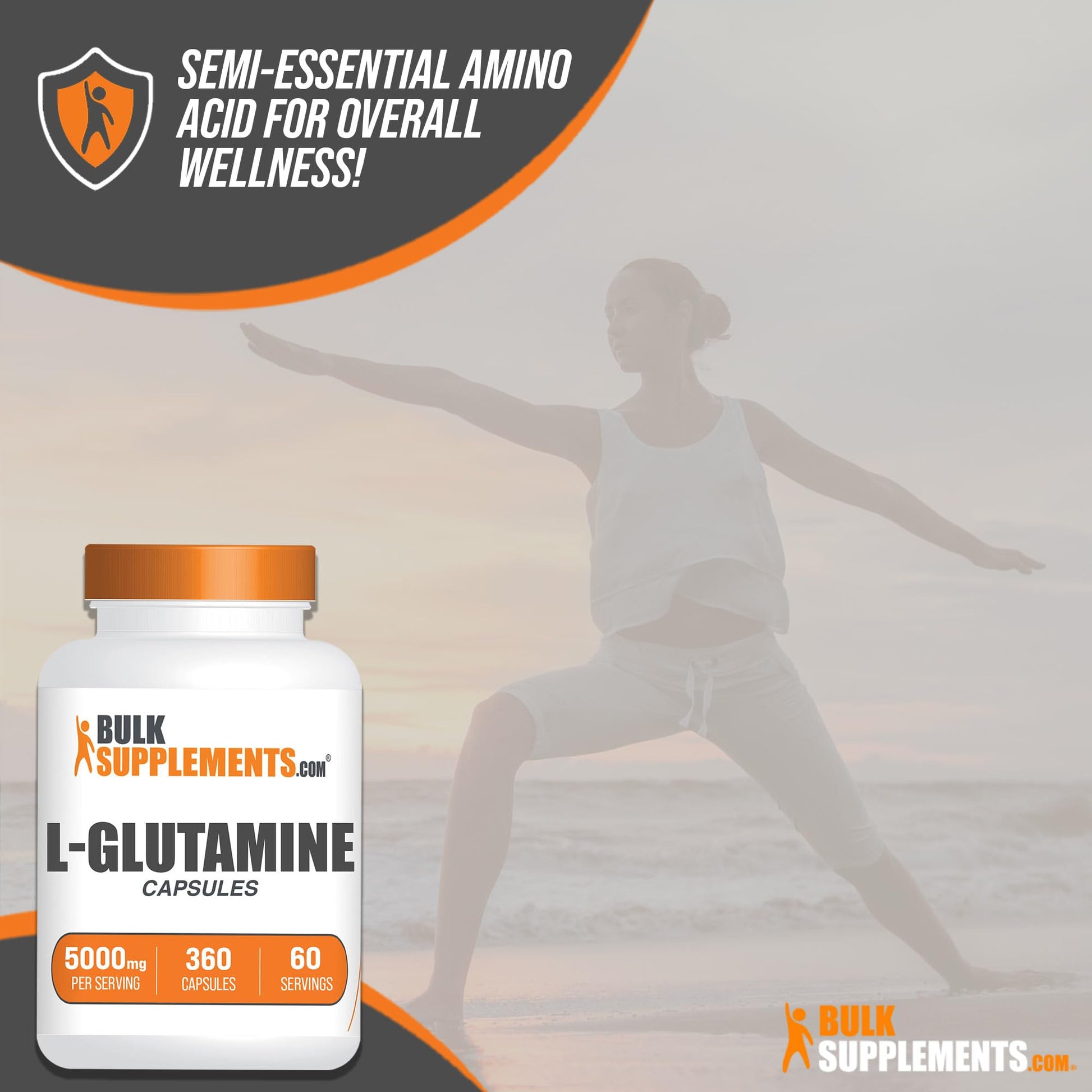BULKSUPPLEMENTS.COM L-Glutamine Capsules - Glutamine Supplement, L Glutamine BULKSUPPLEMENTS.COMBuy Supplements Australia
