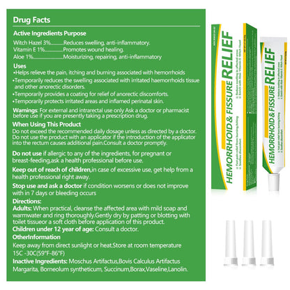 RHAICARE Hemorrhoid and Fissure Treatment Cream,Hemorrhoidal Ointment for Fast Acting Itch, Swelling, and Maximum Strength Pain Relief RHAICAREBuy Supplements Australia
