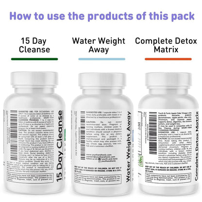 Youth & Tonic Complete Body Detox for Cleanse, Normal Acidity Gut Level and Water Youth & TonicBuy Supplements Australia